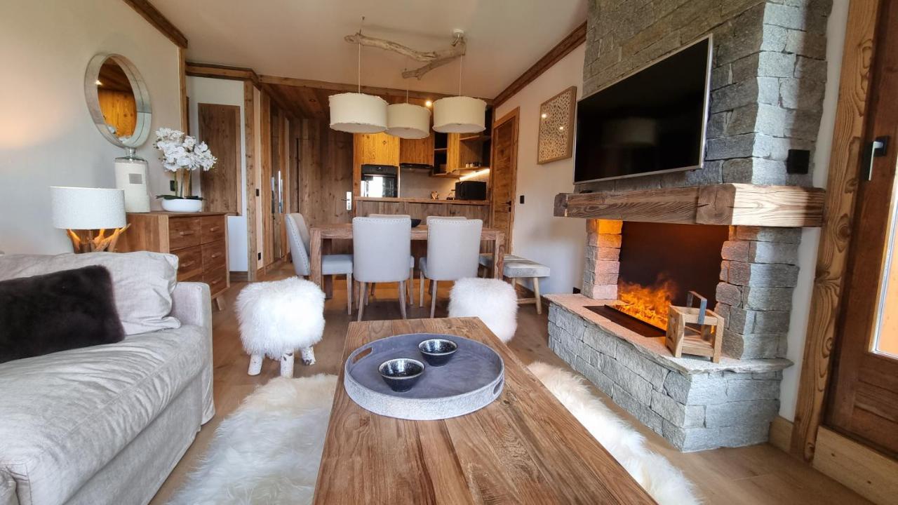 Arcs 1950 Appartement Luxe Type Chalet 5 A 7 Personnes Vue Imprenable Sur Le Montblanc Skis Aux Pieds Les Arcs  외부 사진