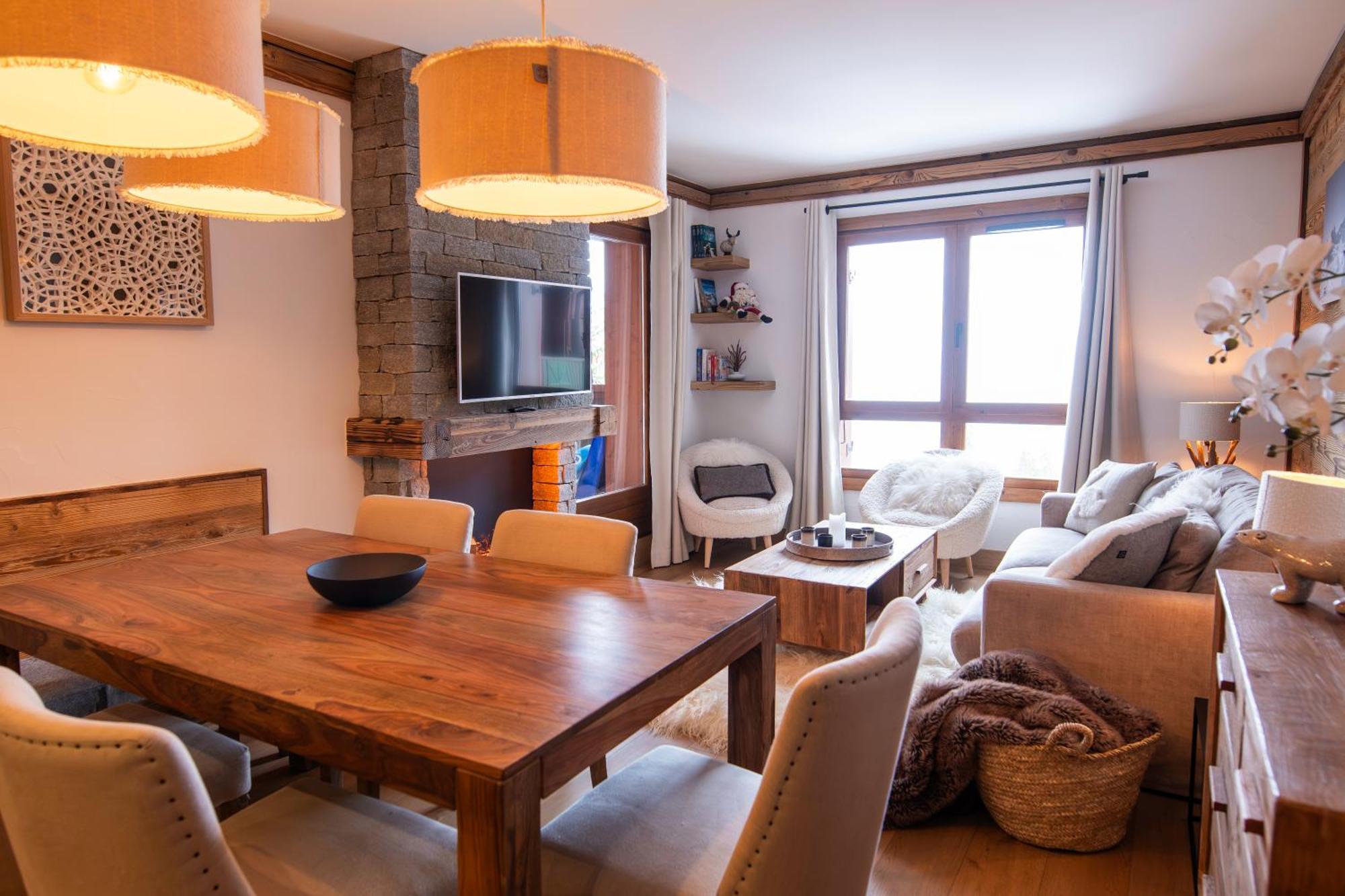 Arcs 1950 Appartement Luxe Type Chalet 5 A 7 Personnes Vue Imprenable Sur Le Montblanc Skis Aux Pieds Les Arcs  외부 사진